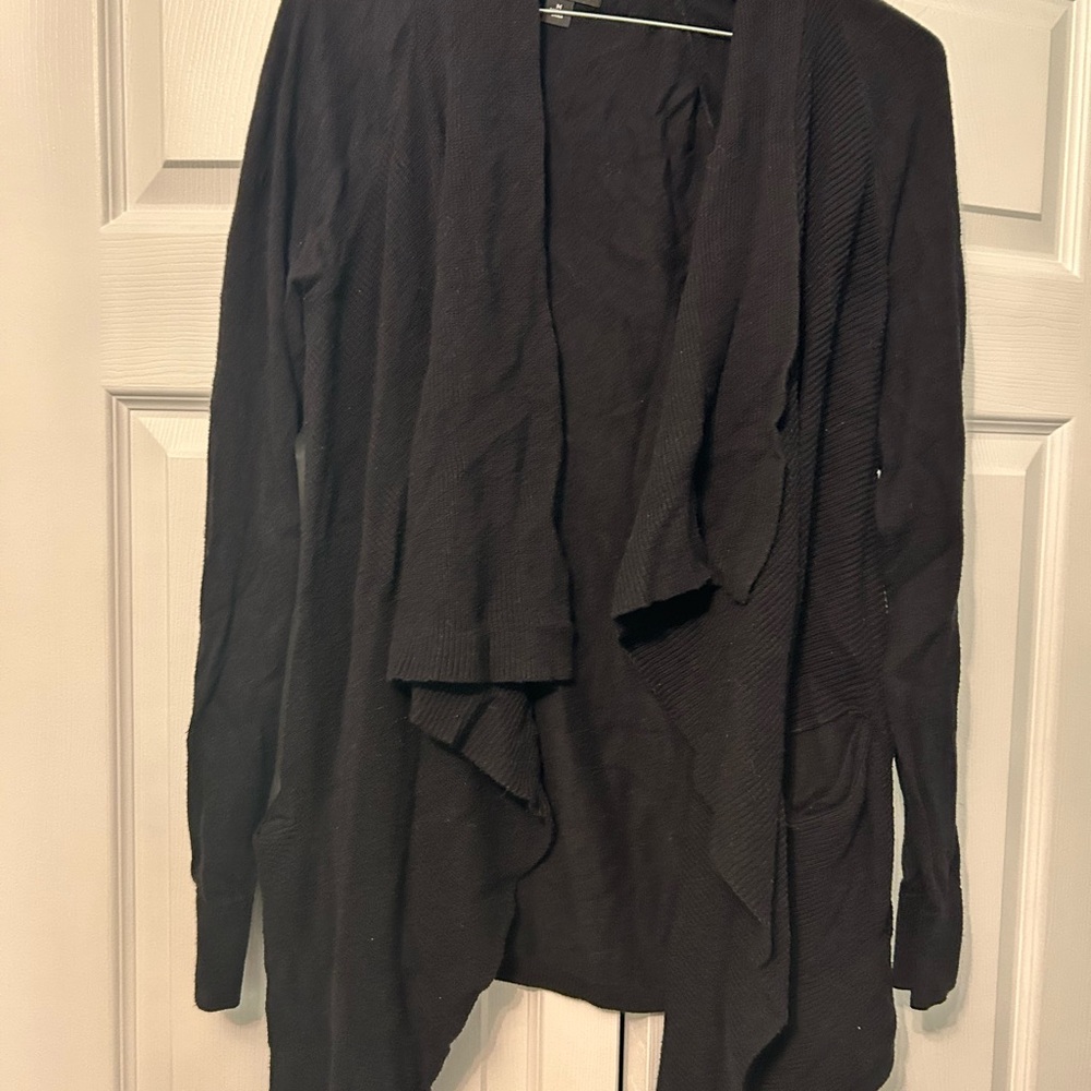 a.n.a Women's Black Cardigan Sweater